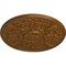 Ekena Millwork Versailles Ceiling Medallion (Fits Canopies up to 3 1/4"), Hnd-Painted Smokey Topaz, 33"OD x 1 3/4"P CM33VESTF - alternate 3